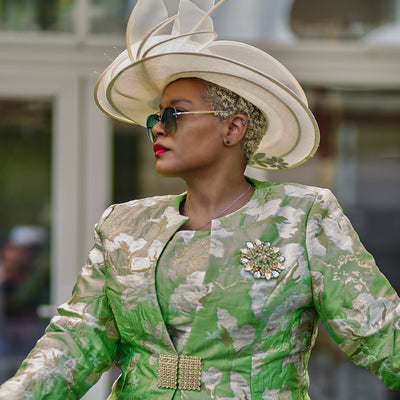 Elegant 3-Piece Lime Green Church Outfit