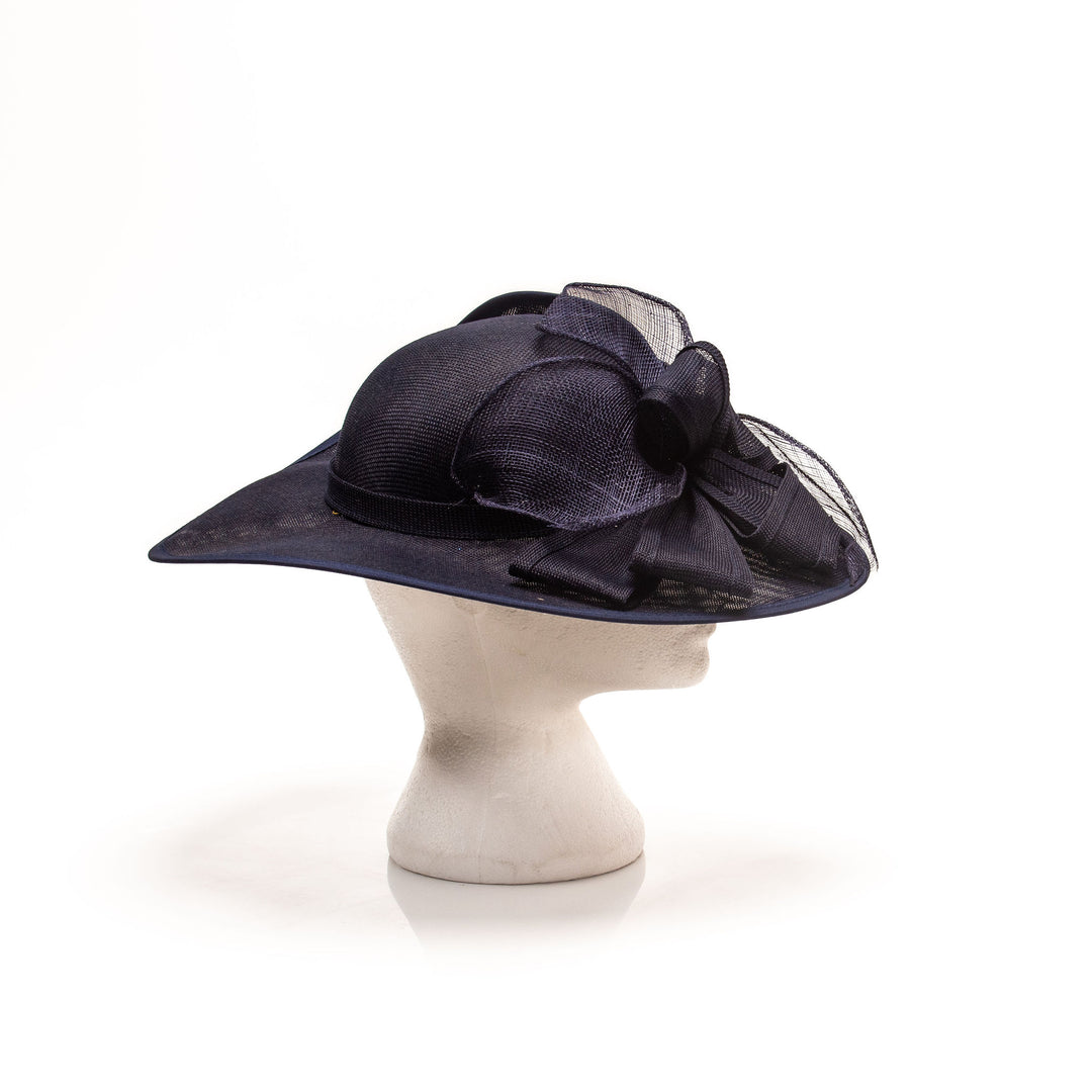 Navy Blue Side Hat